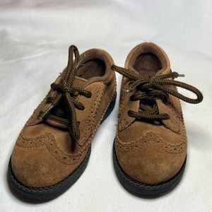 Weebok Toddler Dress Shoes Brown Suede, Size 7